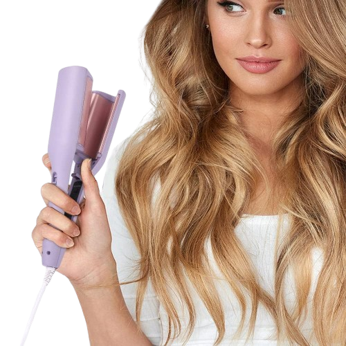 Electric Curling Iron with Automatic Lambswool, Curling Tool, Long Lasting, Styling, French Styling, Rotating, EU\US Plug