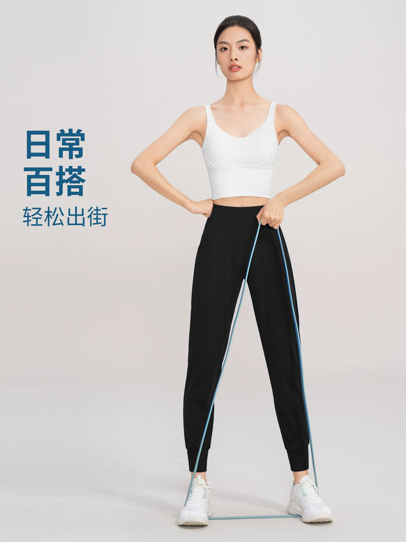Loose White Jogger Pants Running Quick-Drying Outerwear Fitness Pants