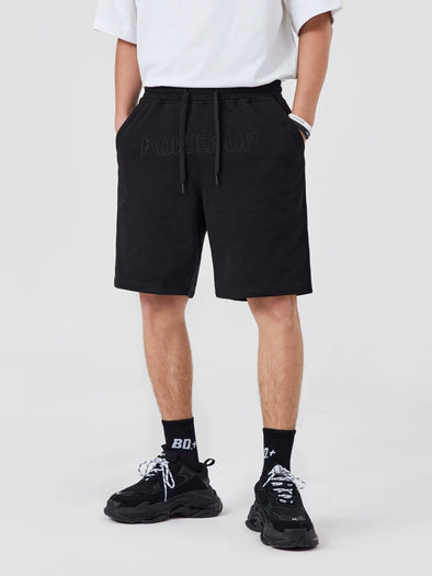 Summer Men's Hollow Embroidered Casual All-Match Loose Shorts