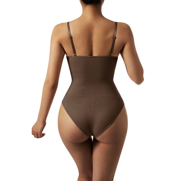 Sleeveless Bodysuit Ladies Deep-V Neck Sexy Tank Tops Overalls Swimsuit Bikini Set Bodycon Blouse Jumpsuit Backless Bodysuit