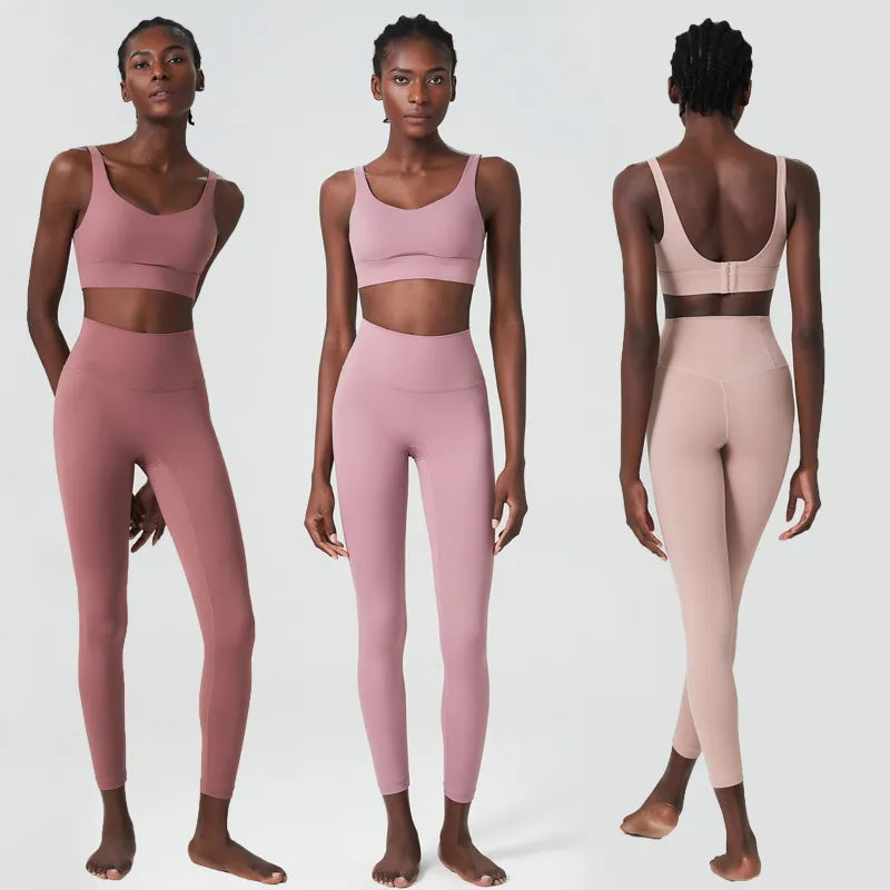 2pcs Sport Yoga Set Women Gym Clothing Print Patchwork Fitness Suit Fe –  lwrosdo